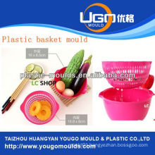 plastic foldable basket mould supplier injection basket mould in taizhou zhejiang china